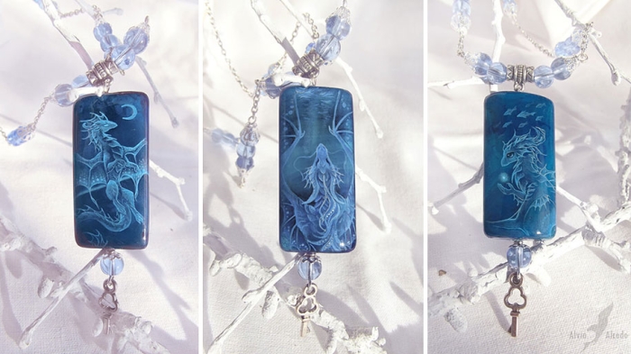 fantasy-creatures-stone-painting-necklaces-alvia-alcedo-9