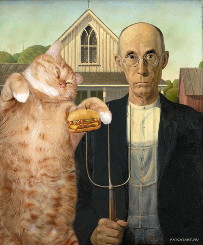 fat-cat-zarathustra-classical-paintings-svetlana-petrova-1