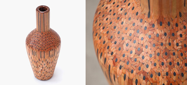 Hundreds Of Pencils Turned Into Gorgeous Vases By Finnish Artist Tuomas Markunpoika