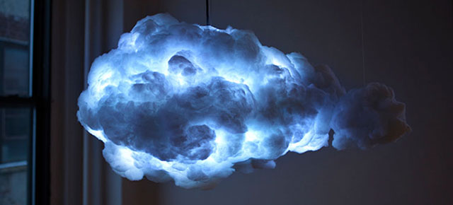This Cloud Lamp Can Create A Thunderstorm In Your Home (Without All The Rain)