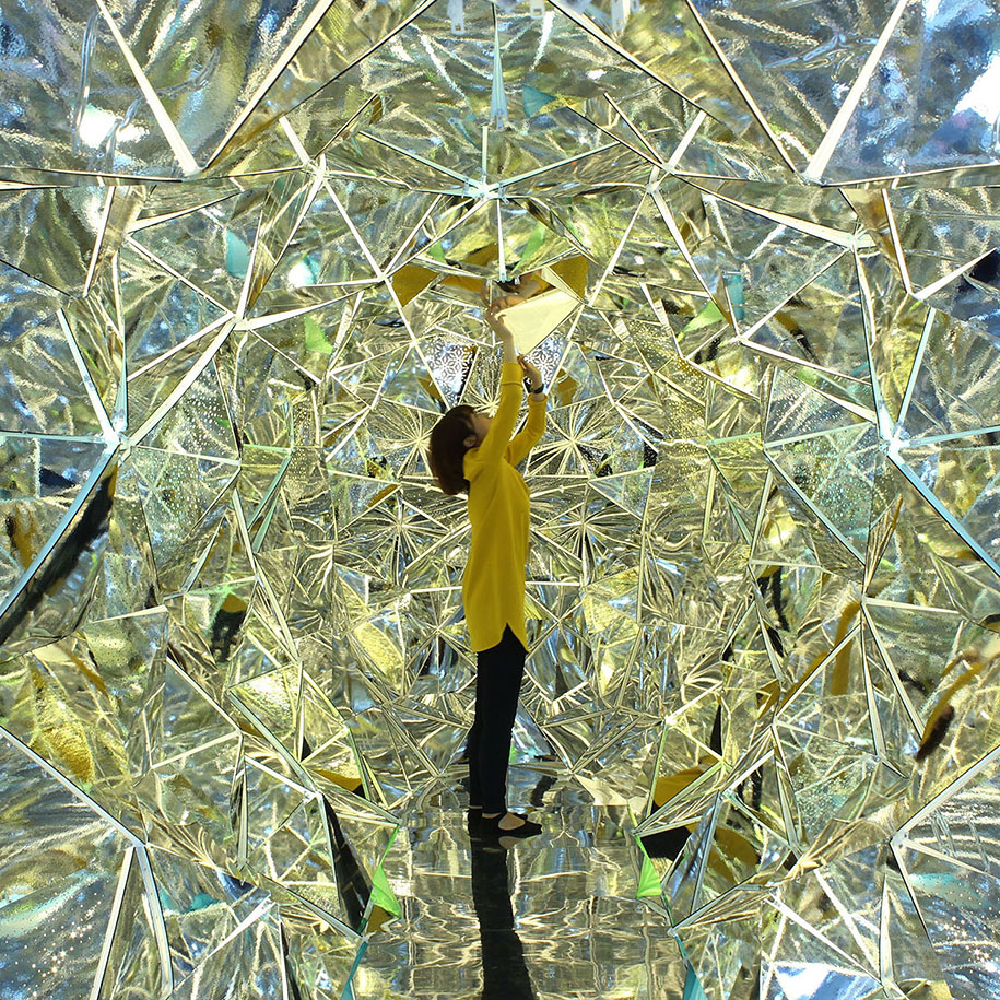 This Human-Sized Kaleidoscope Is Trippier Than A House Of Mirrors