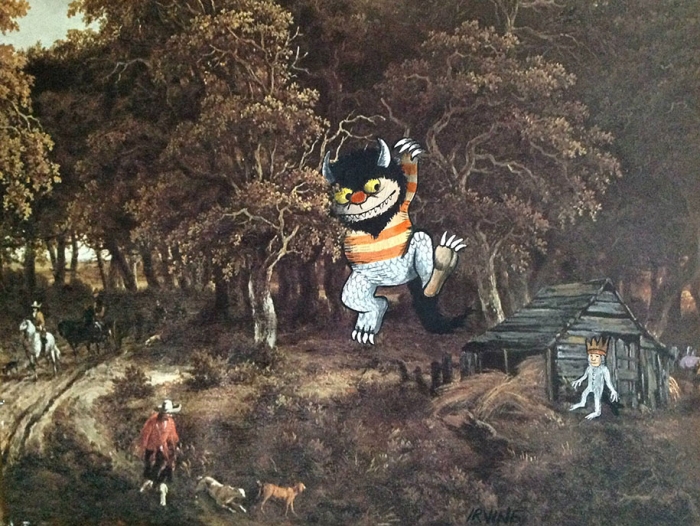 re-directed-popular-culture-paintings-david-irvine-gnarled-branch-17