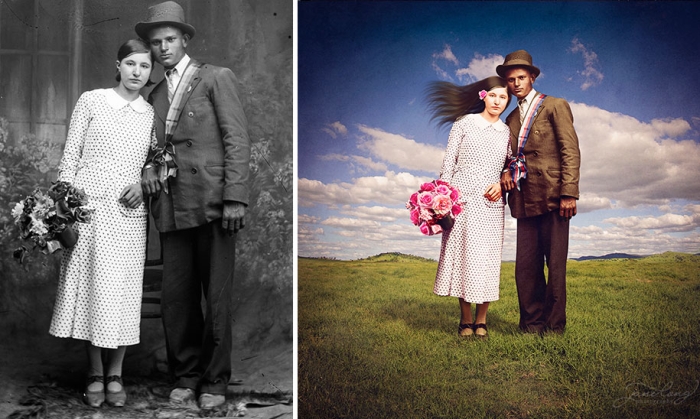 dancing-with-costica-recoloured-glass-plate-photos-jane-long-6