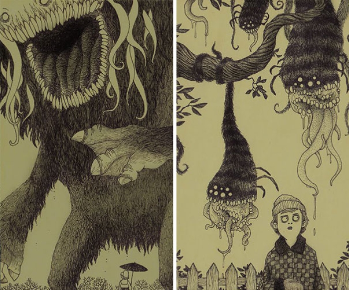 creepy-childhood-monsters-sticky-notes-don-kenn-12