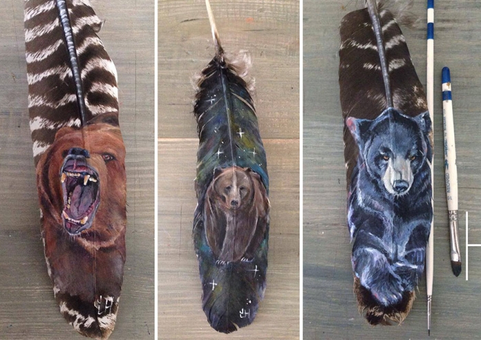animal-bird-painting-feathers-oil-acrylic-paint-jamie-homeister-8