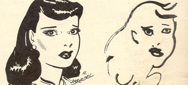 Ten Comic Strip Artists In The 40s Were Asked To Draw Their Characters Blindfolded