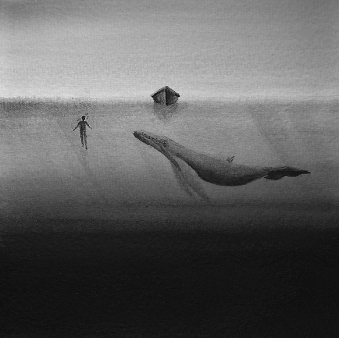 black-and-white-watercolor-art-elicia-edijanto-3