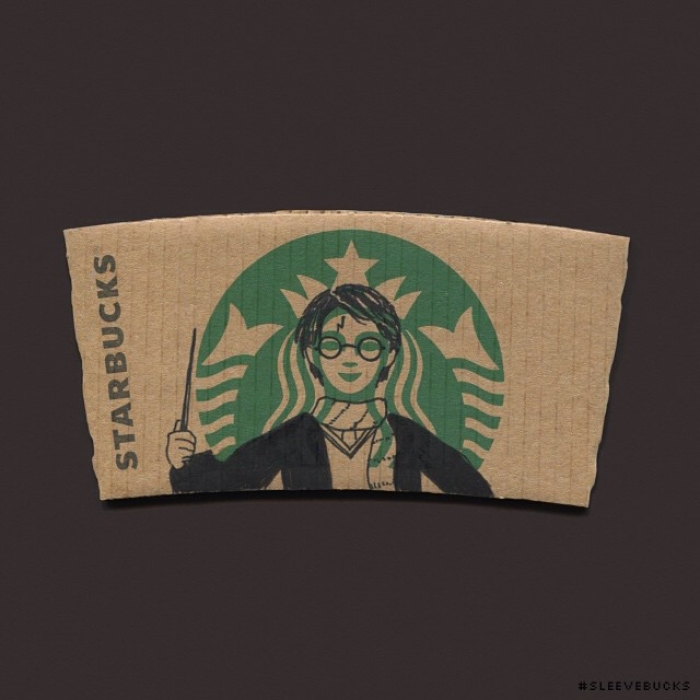 starbucks-cup-sleeve-art-pop-culture-characters-sleevebucks-8