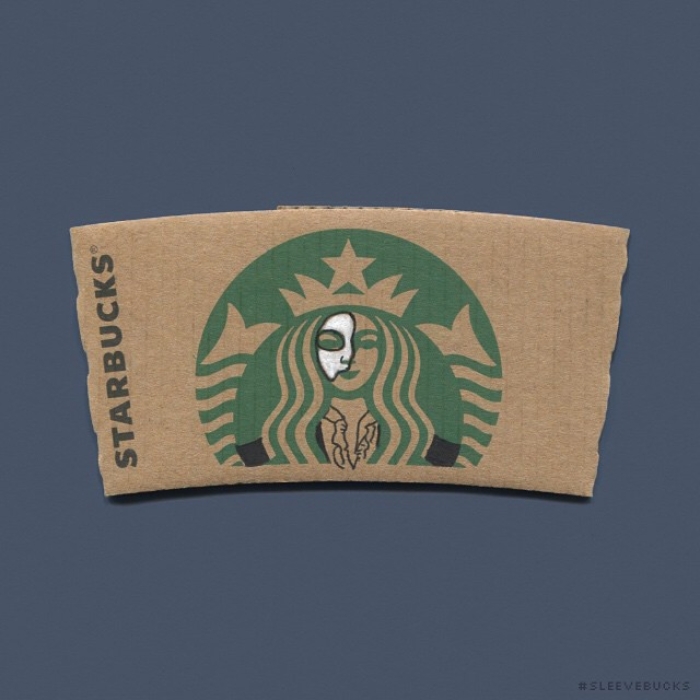 starbucks-cup-sleeve-art-pop-culture-characters-sleevebucks-10