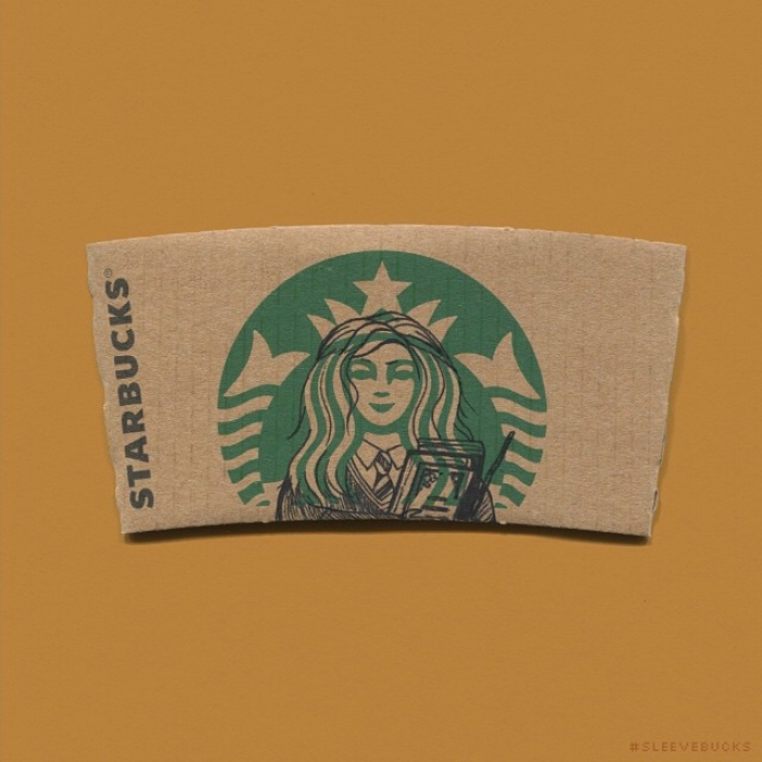 starbucks-cup-sleeve-art-pop-culture-characters-sleevebucks-7