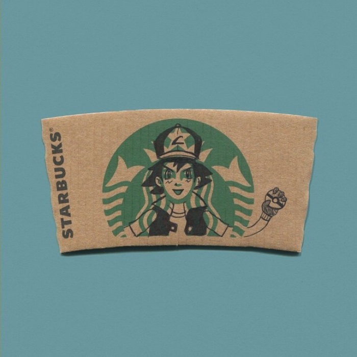 starbucks-cup-sleeve-art-pop-culture-characters-sleevebucks-16
