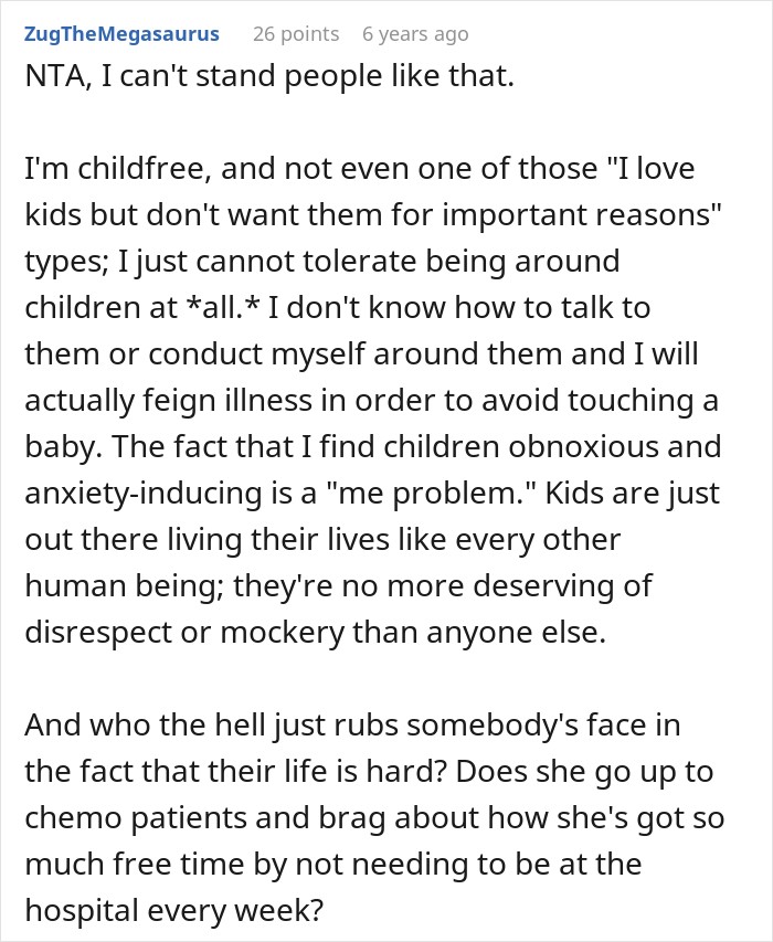Childfree Woman Keeps Bragging About All Her Free Time, Guy Notices That Something Is Off Childfree Woman Keeps Bragging About All Her Free Time, Guy Notices That Something Is Off