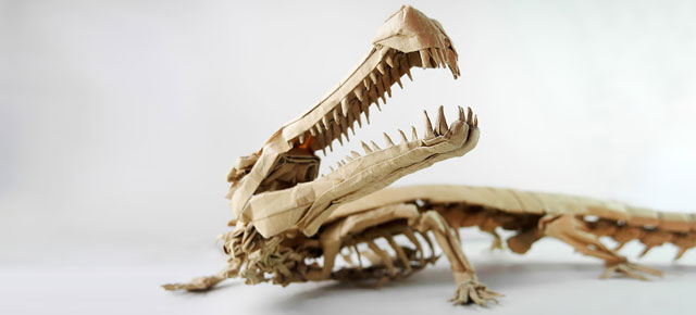 Highly Detailed Origami Dinosaurs and Dragons By Vietnamese Chemistry Teacher