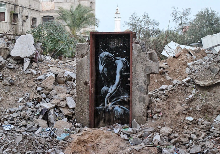 Israel-palestine-conflict-gaza-graffiti-banksy-4