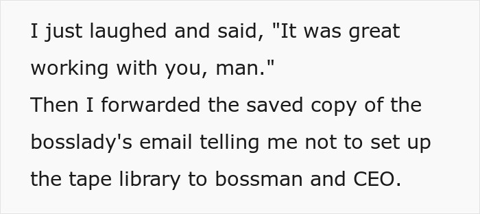 Boss Throws Loyal IT Guy Under The Bus For A New Manager Who Barely Knows The Job