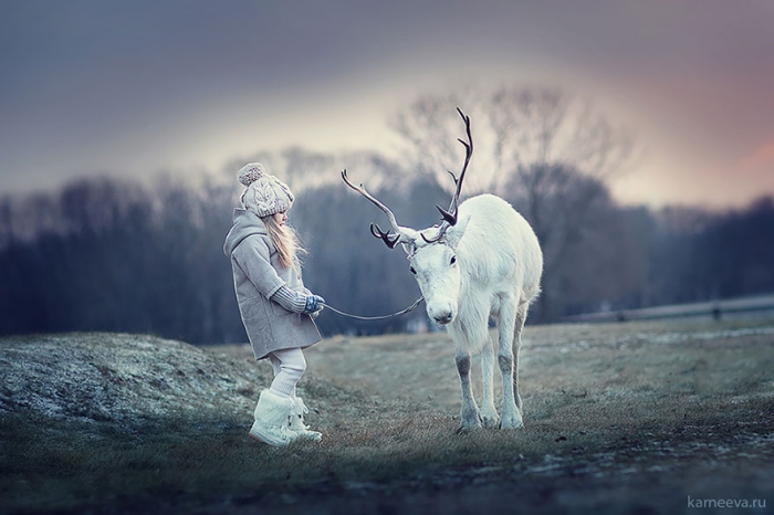 Children And Animals Cuddle In Adorable Photoshoots By Elena Karneeva