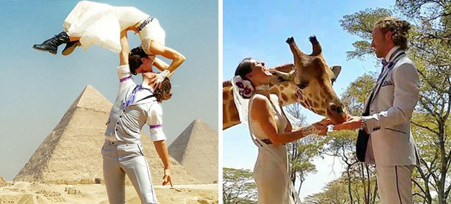 Couple Travels The World To Get Married In 38 Different Places Around The World In 83 Days