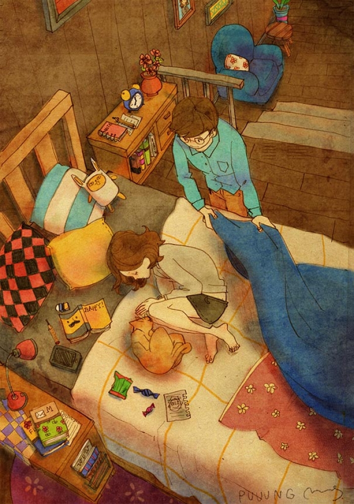 heartwarming-illustatrations-art-sweet-love-couple-puung-30
