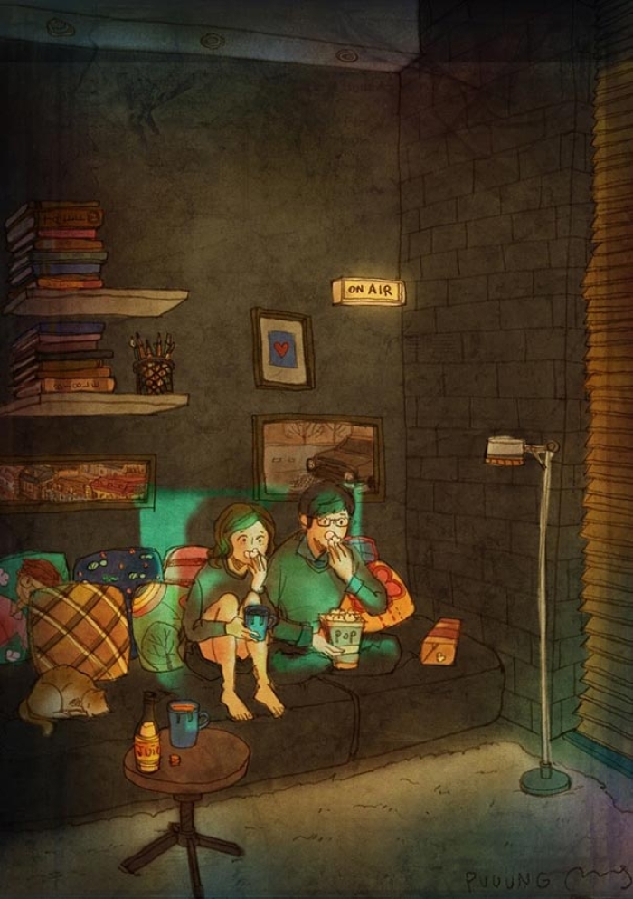 heartwarming-illustatrations-art-sweet-love-couple-puung-41