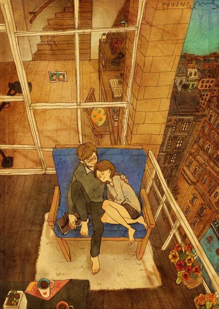 heartwarming-illustrations-art-sweet-love-couple-puuung-40
