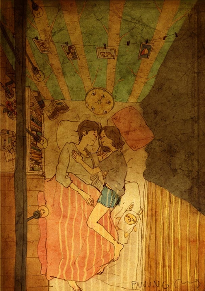 heartwarming-illustrations-art-sweet-love-couple-puuung-29
