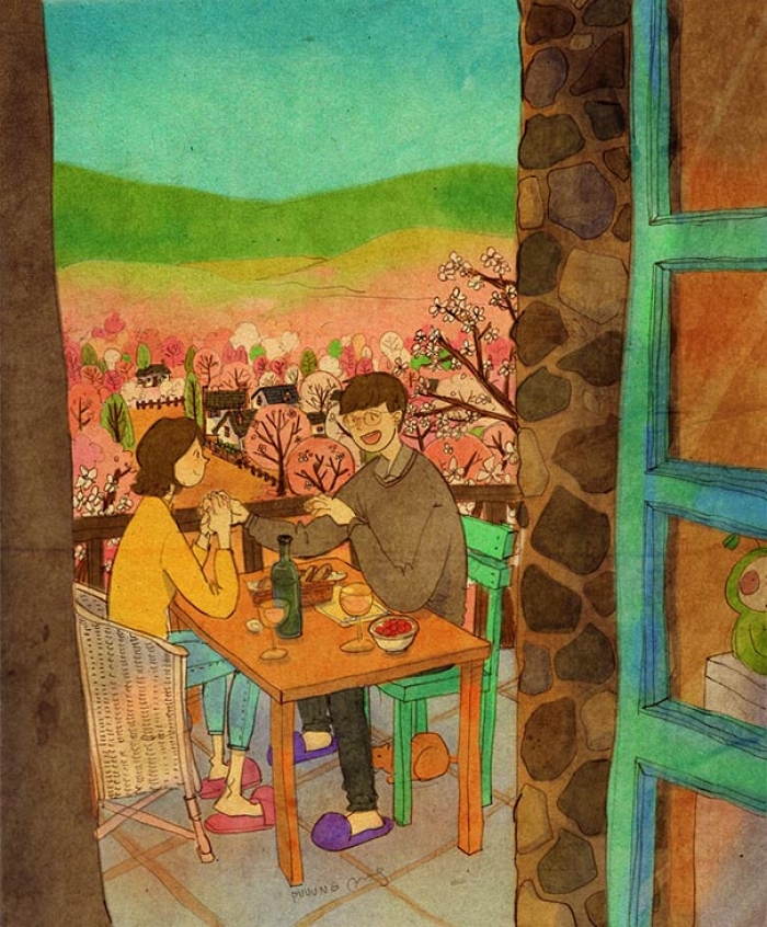 heartwarming-illustrations-art-sweet-love-couple-puuung-4