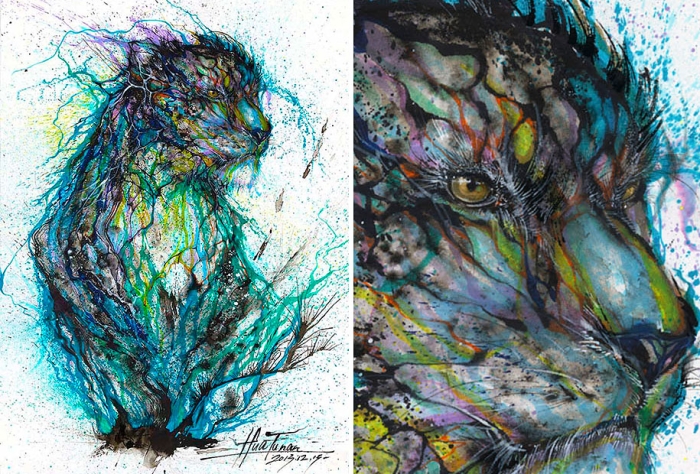 animal-paintings-ink-on-paper-hua-tunan-15