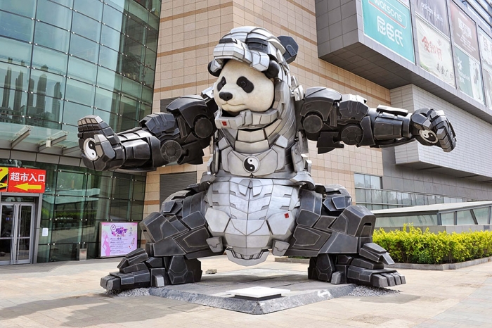 superhero-bear-statue-iron-panda-bi-heng-china-3