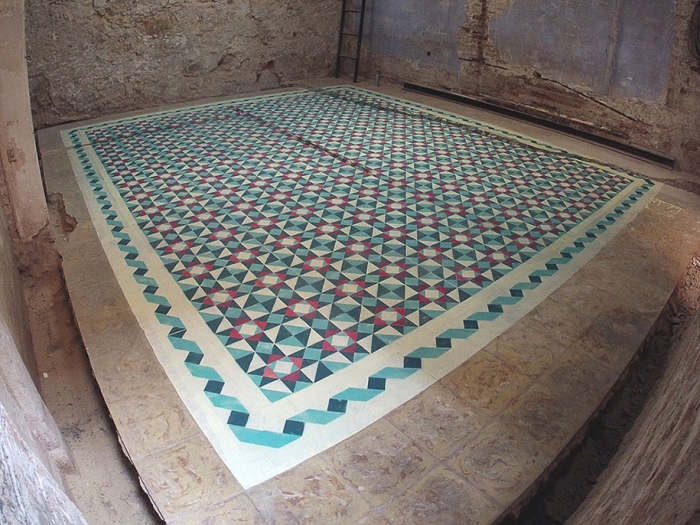 graffiti-spray-paint-tile-pattern-floor-installations-javier-de-riba-17