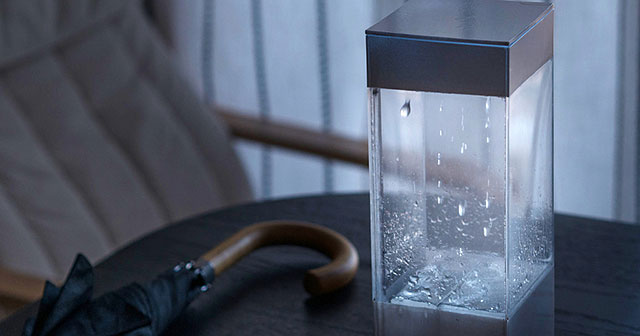 Box On Your Table Tells You The Weather Forecast By Creating Rain, Lightning And Clouds