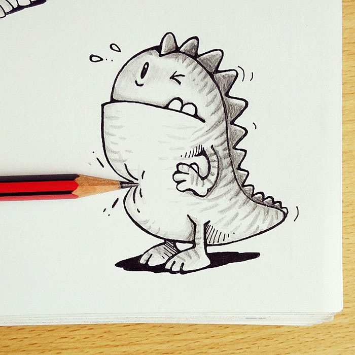 cute-dragon-doodles-interact-3d-objects-drogo-manik-ratan-1