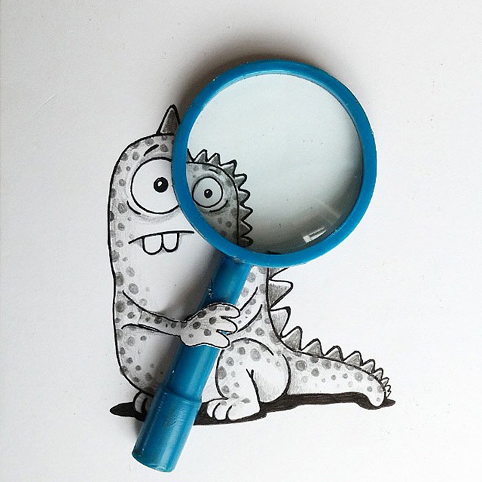 cute-dragon-doodles-interact-3d-objects-drogo-manik-ratan-7