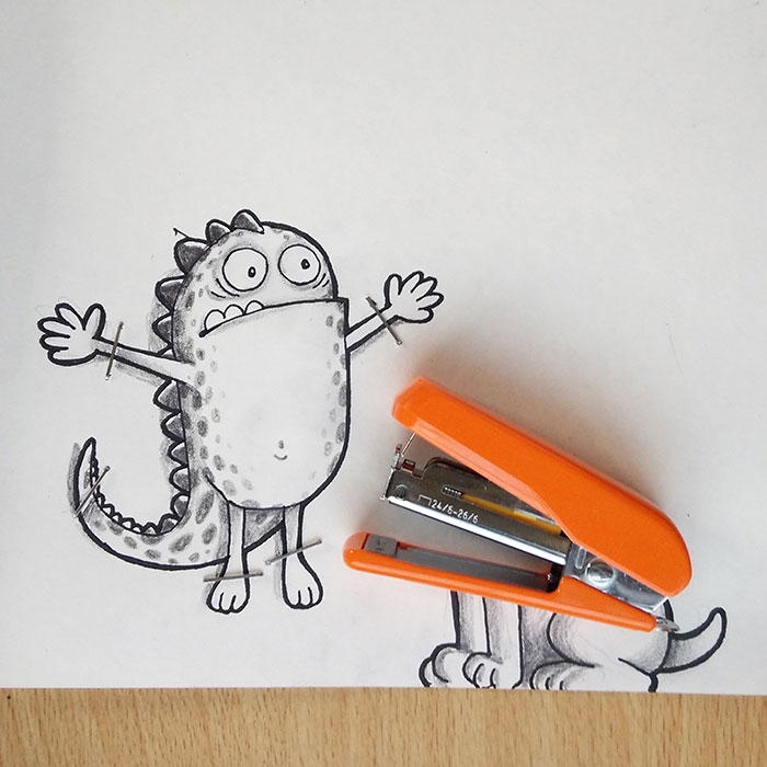 cute-dragon-doodles-interact-3d-objects-drogo-manik-ratan-16