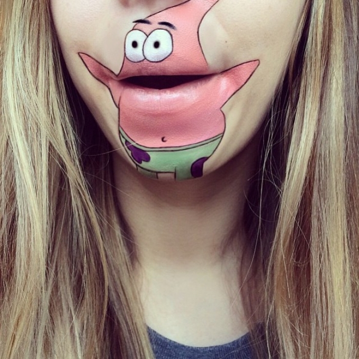 make-up-face-paint-cartoon-character-lips-laura-jenkinson-6