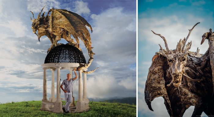sculptures-driftwood-dragon-wyvern-james-doran-webb-12