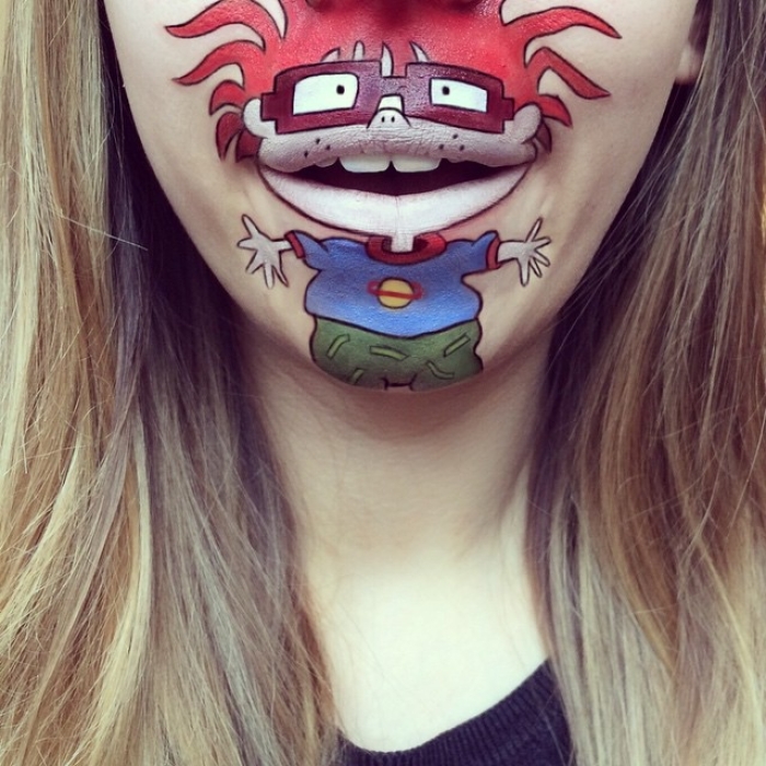 make-up-face-paint-cartoon-character-lips-laura-jenkinson-15