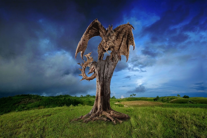 sculptures-driftwood-dragon-wyvern-james-doran-webb-6