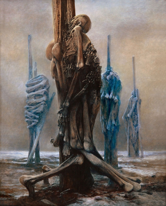 gothic-dystopian-postapocalyptic-surreal-paintings-zdzisław-beksinski-7