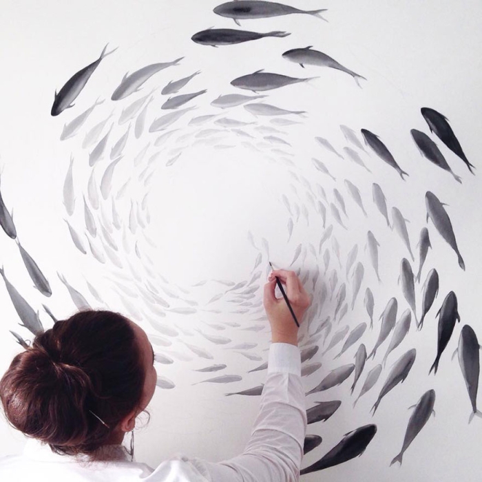 nature-inspired-fish-paintings-porcelain-niharika-hukku-9