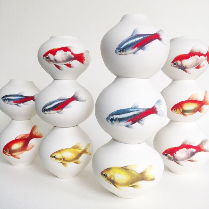nature-inspired-fish-paintings-porcelain-niharika-hukku-11