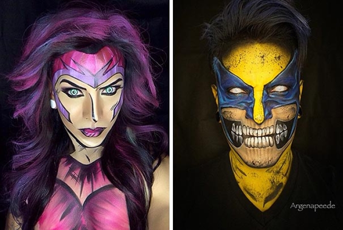 make-up-body-paint-comic-book-superhero-cosplay-argenis-pinal-1