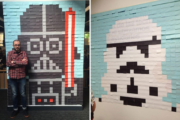 star-wars-post-it-sticky-note-mural-office-viking-1