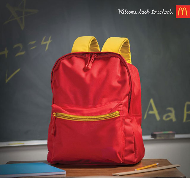 Clever McDonalds 'Back To School' Ad Creates Fun Visual Illusions