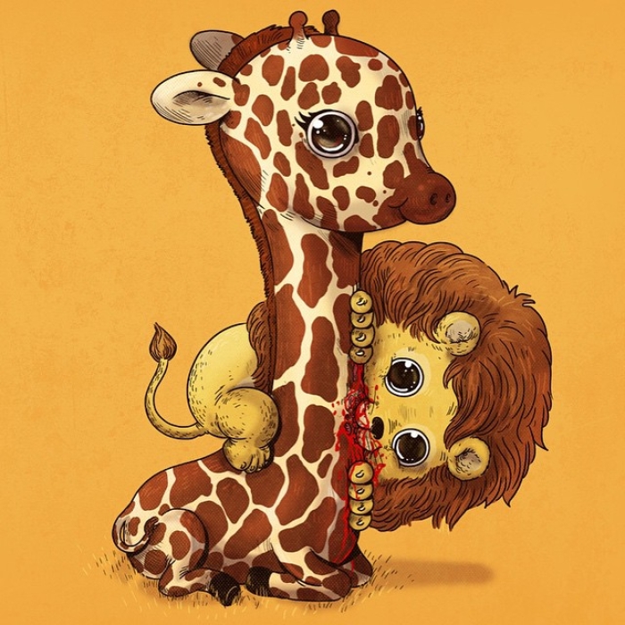 cute-gruesome-animal-drawings-predator-prey-alex-solis-alexmdc-12