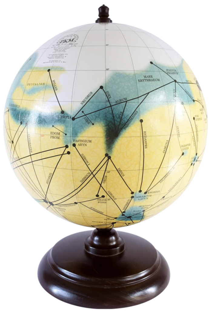 12-Inch Mars Globe By PKM