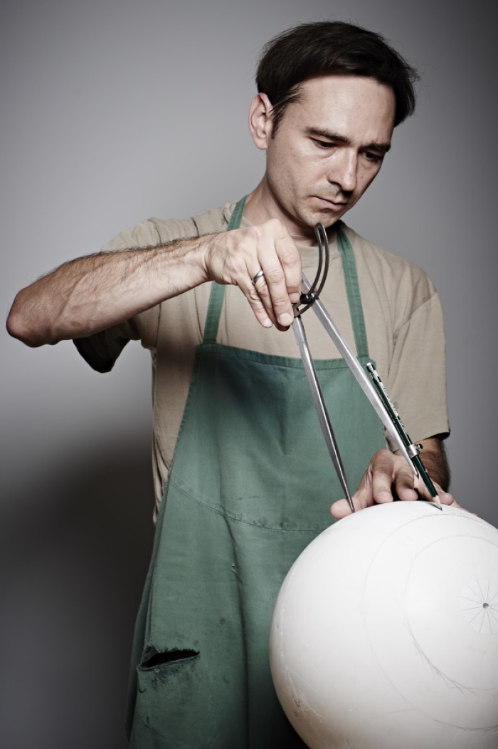 "Making of" the mars globe