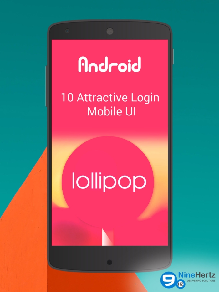 Android Lollipop login Screen Designs