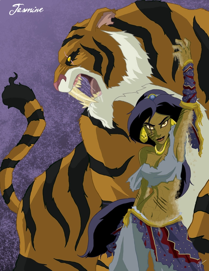 disney-pricesses-creepy-drawings-jeffrey-thomas-2