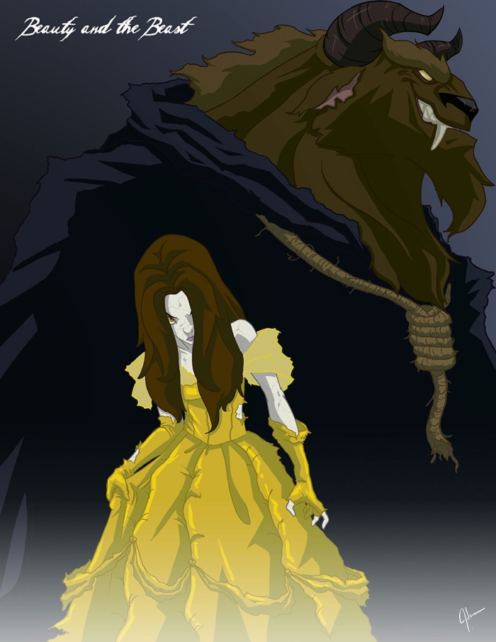 disney-pricesses-creepy-drawings-jeffrey-thomas-8