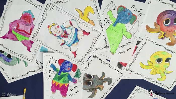 augmented-reality-children-coloring-book-3D-character-app-disney-research-3